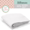 Set de sábanas Gris sabana algodon pima blanco oh baby 100x100 - Set de sábanas Gris
