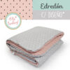 edredon rosa estrellas gris acolchado ohbaby delivery web set sabanas cuarto bebe 100x100 - Protector clásico estrellas