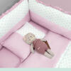 Set de cuna Blanco con estrellas Set de sabana rosa con estrellas ohbaby web online delivery peru 100x100 - Set de cuna Blanco con estrellas
